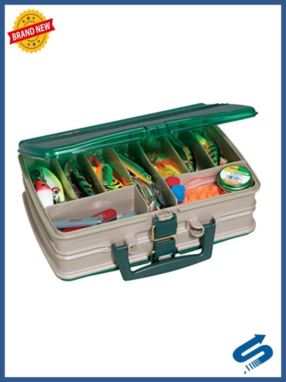 Double Sided Tackle Satchel with 20 Compartments